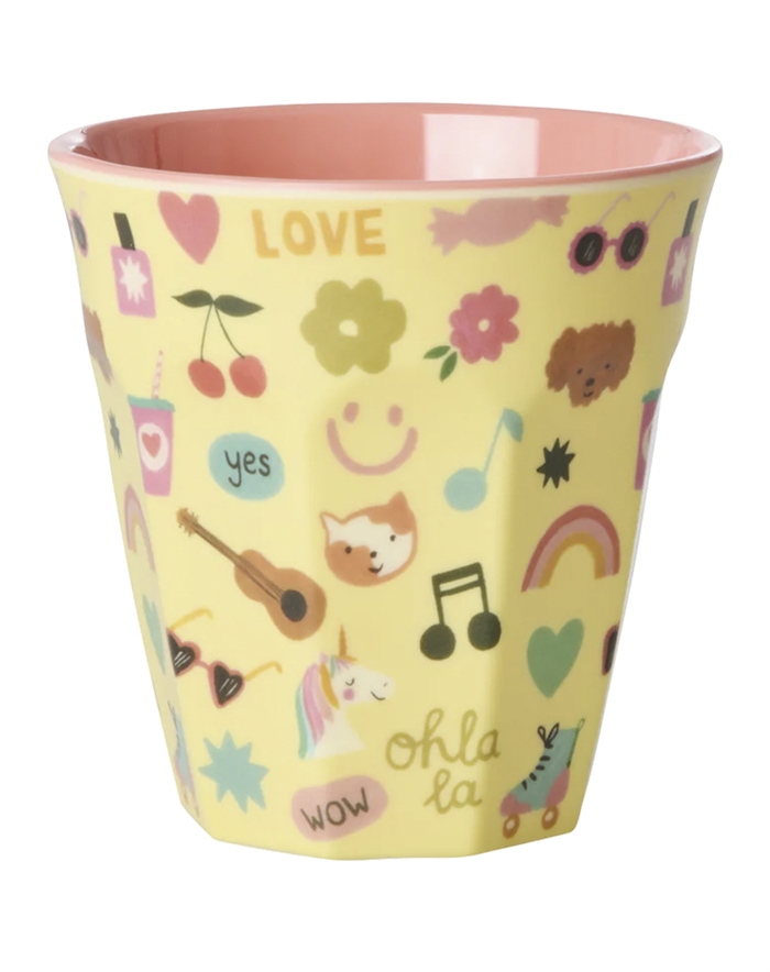 Melamine Cup with Unicorn Love