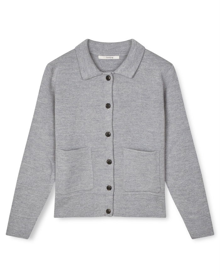 Sibin Linnebjerg - Kaja Cardigan - Melange Grey