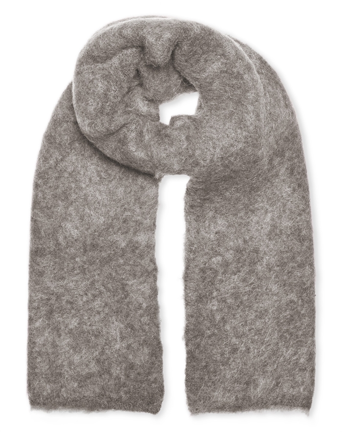 Sibin Linnebjerg - Kalli Halstørklæde - Dark Melange Grey