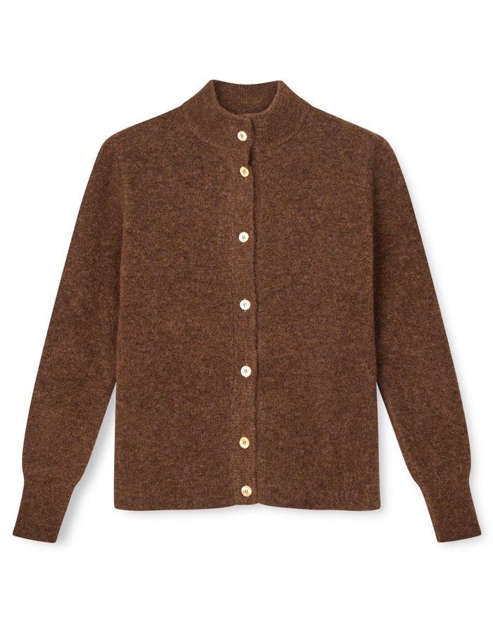 Sibin Linneberg - Elisabeth Strik Cardigan - Brown