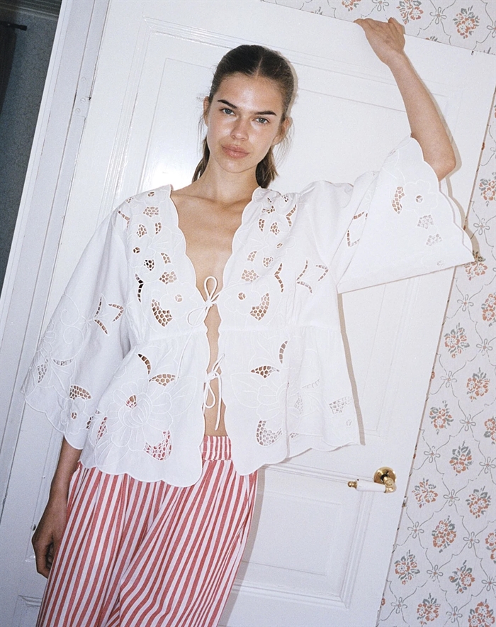 Sissel Edelbo - Adeline Top - Ecru