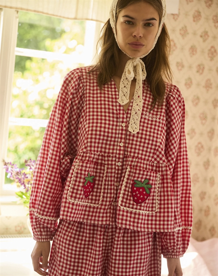 Sissel Edelbo - Bobbie Top - Red Checks