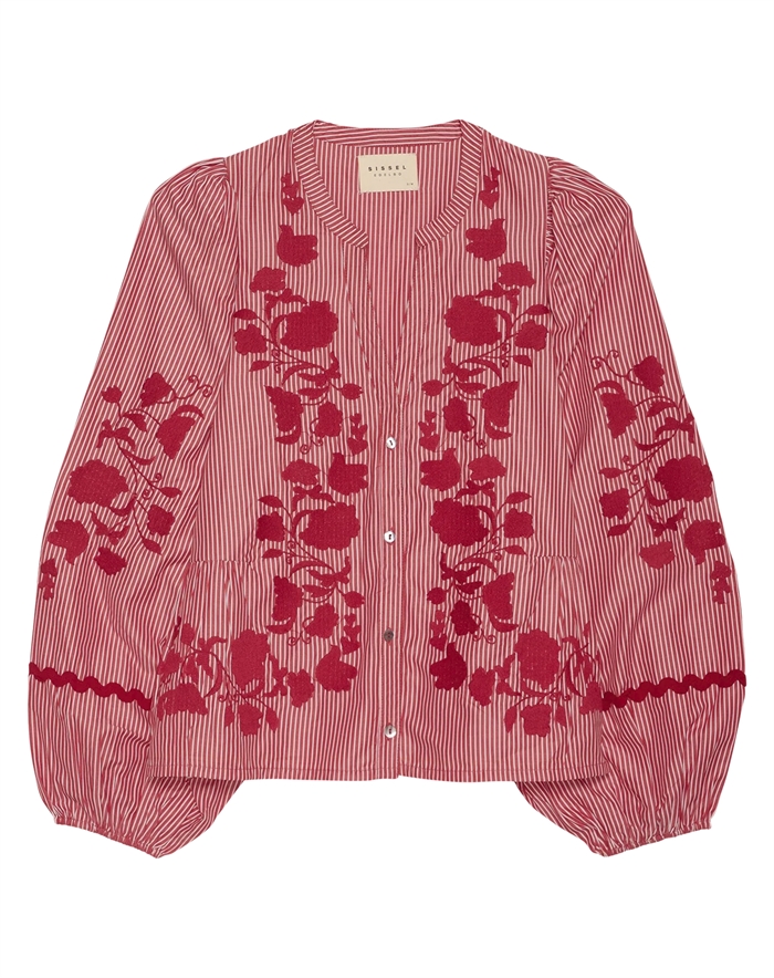 Sissel Edelbo - Juliane Top - Red Stripes
