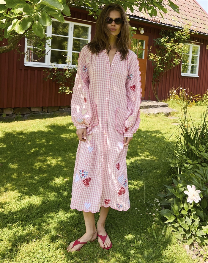 Sissel Edelbo - Kamal Kjole - Pink Checks
