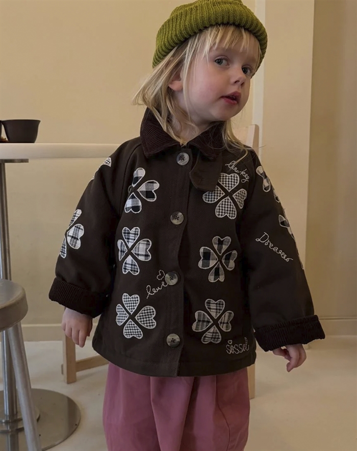 Sissel Edelbo Kids - Lillibeth Mini Jakke - Checked Brown