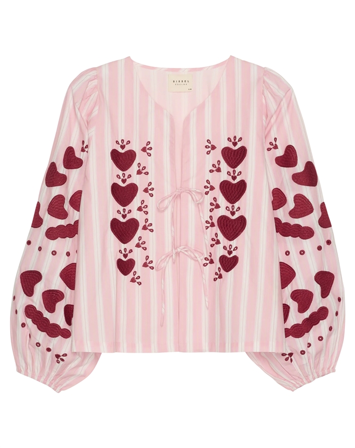 Sissel Edelbo - Elisabeth Skjorte - Rose Stripes