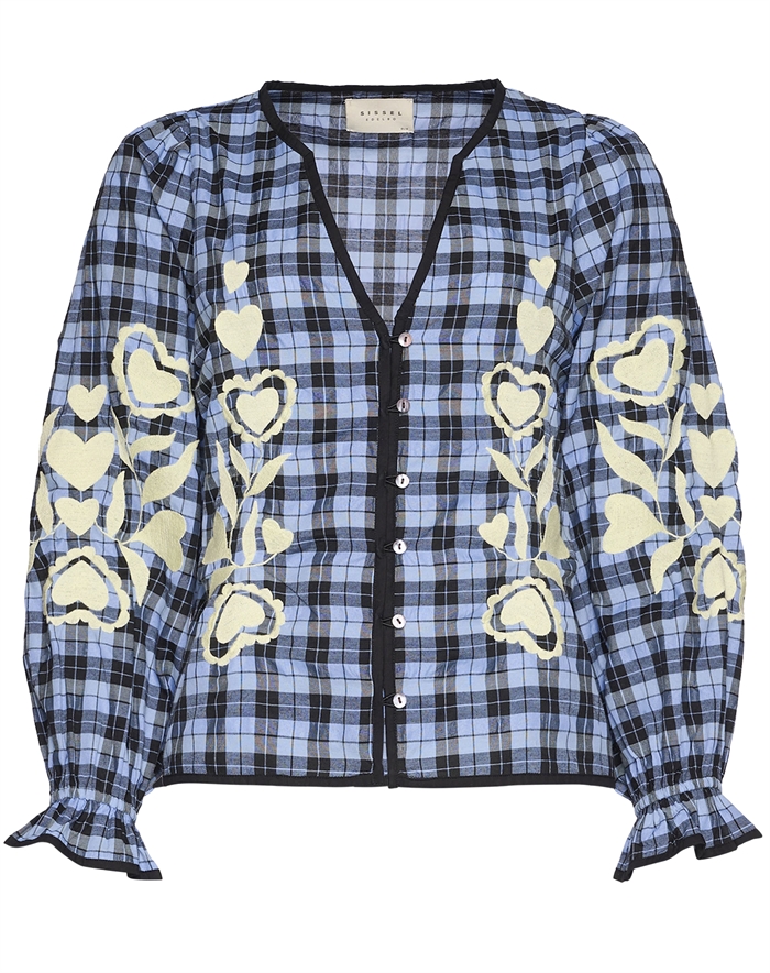 Sissel Edelbo - Fran Bluse - Blue Checks