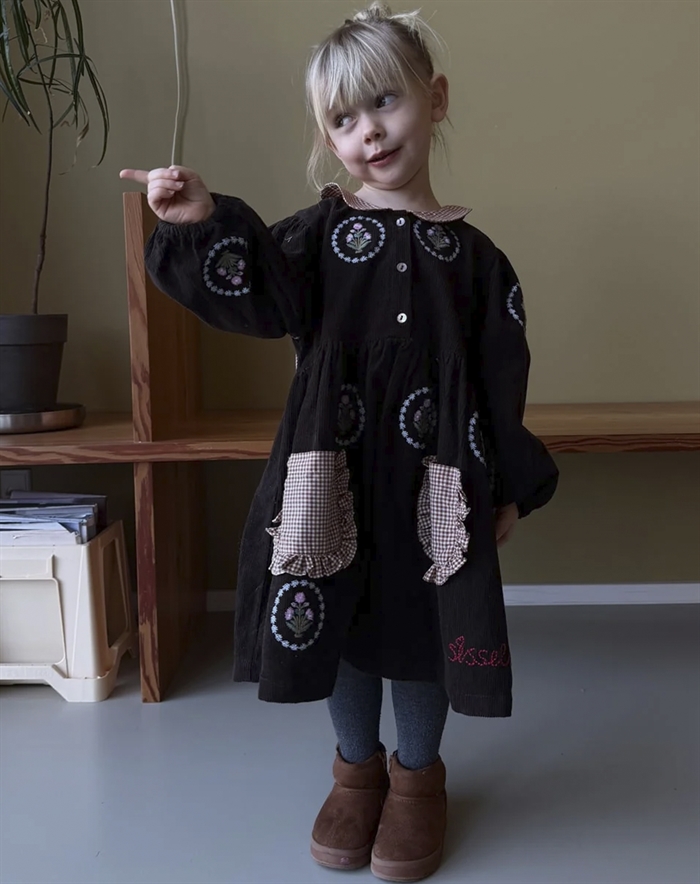 Sissel Edelbo Kids - Luna Mini Kjole - Fudge
