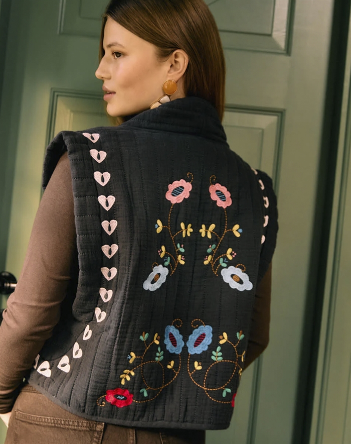 Sissel Edelbo - Samira Vest - Almost Black