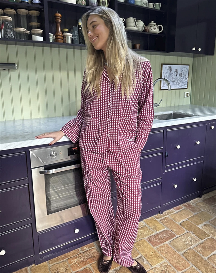 Sissel Edelbo Nuit Pyjamassæt - Berry Hedge