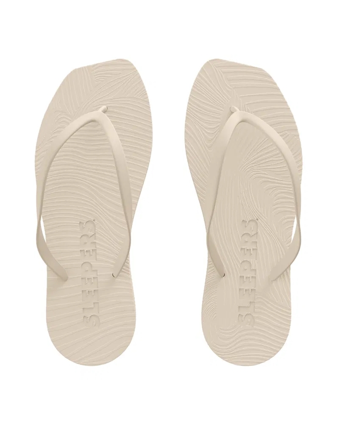 Tapered Flip Flops - Eggnog - Sleepers 