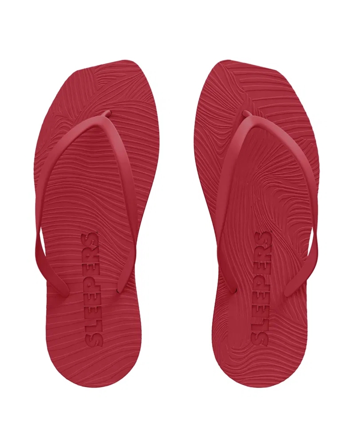 Tapered Flip Flops - Red - Sleepers 