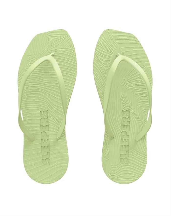 Tapered Flip Flops - Sap Green - Sleepers 