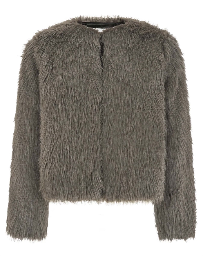 Soft Rebels - SREstelle Faux Fur Jakke - Falcon