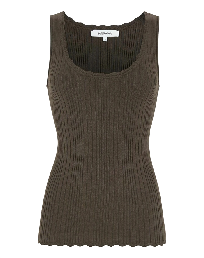 Soft Rebels - SRAitla Strik Top - Slate