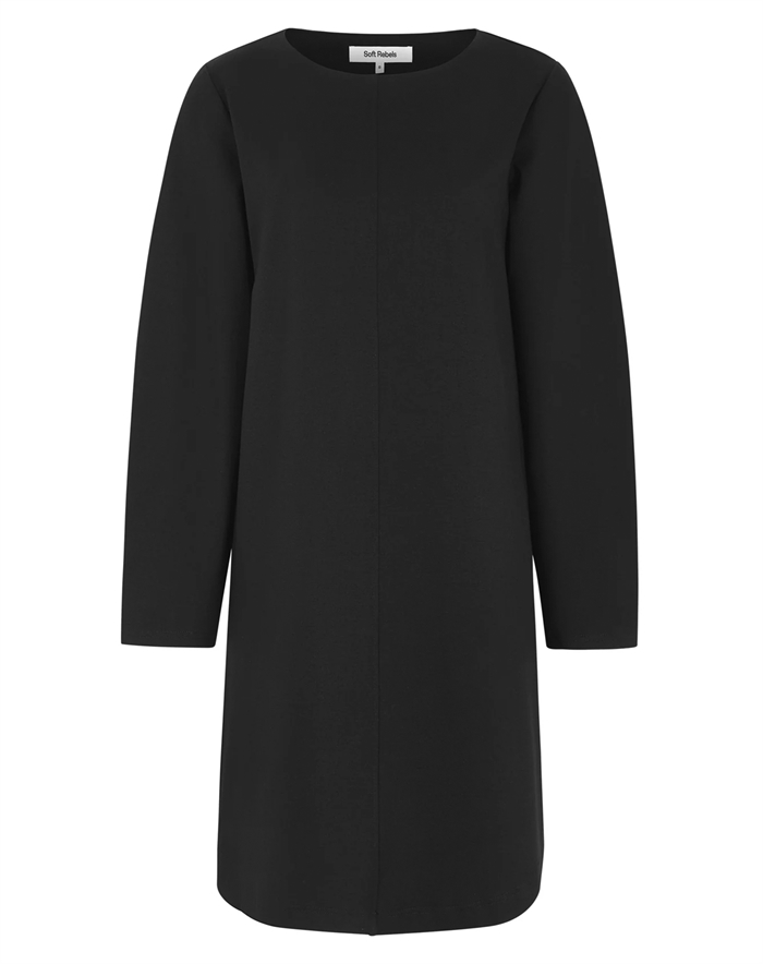 Soft Rebels - SRHuma Draped Kjole - Black