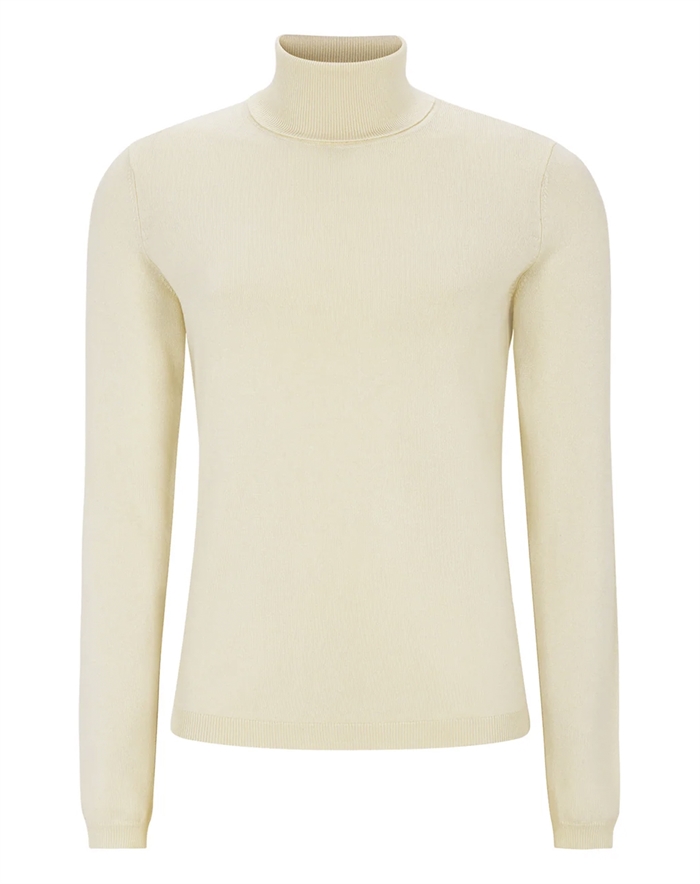 Soft Rebels - SRMarla Rollneck Strik - Arctic Wolf