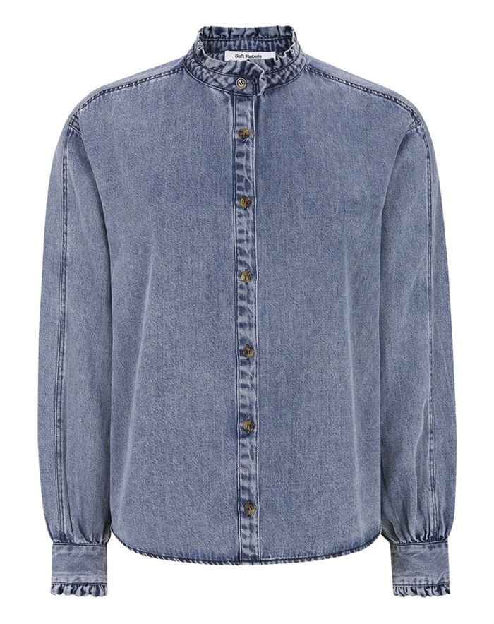 Soft Rebels - SRZora Skjorte - Light Denim Blue