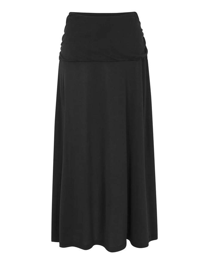 Soft Rebels - SRElla Draped Nederdel - Black