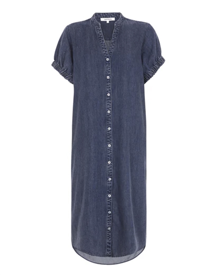 Soft Rebels - SRKeira Midi Kjole - Dark Blue Denim