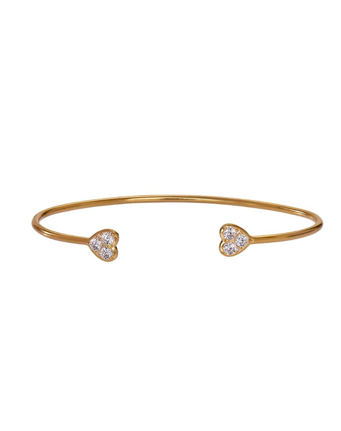  Stine A - J\'adore Bangle Armbånd - Guldfarvet