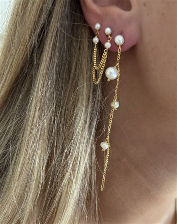 Stine A Callas Long Ørering i guld