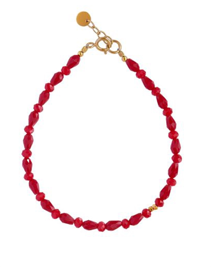 Stine A - Miss Paris Boheme Armbånd - Rød