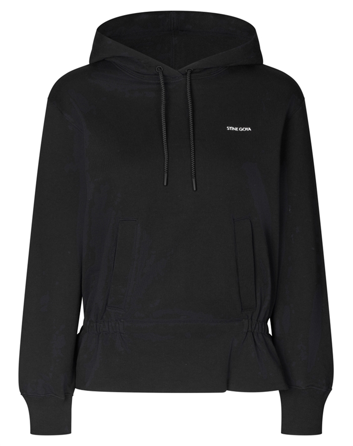 Stine Goya - Cinched Waist Sweatshirt - Black