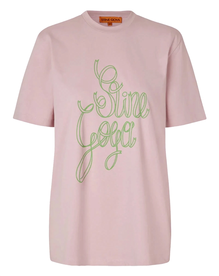 Short Sleeve T-shirt - Ribbon Logo - Stine Goya 