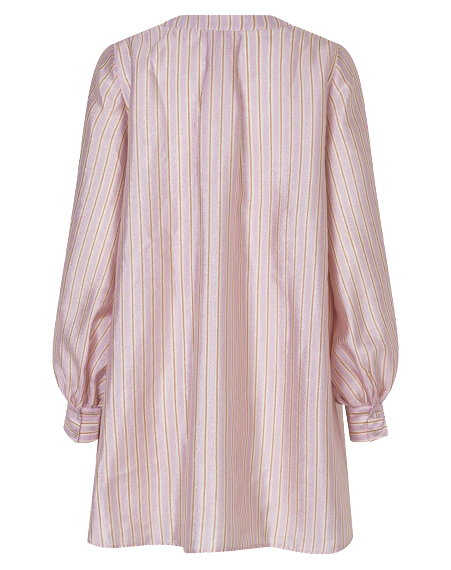 Stine Goya Kimono Mini Kjole Rose Pinstripe - Main Image