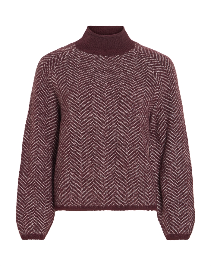 Vila - VILory High Neck Strik - Port Royale 