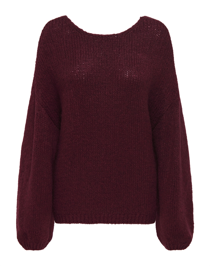 JDY - JDYDinea Reversible Strik - Cabernet