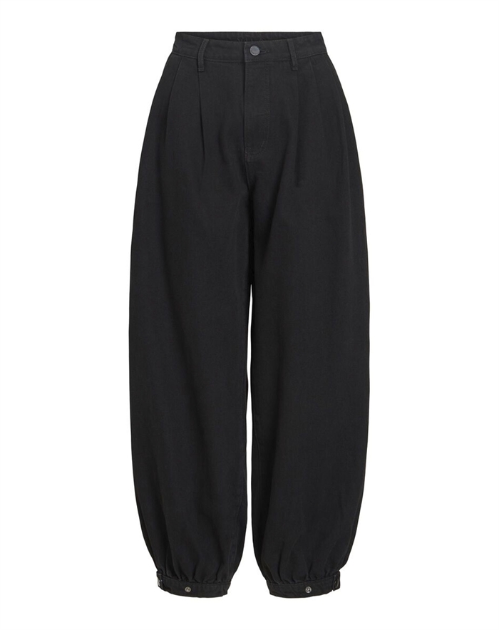 Vila - VIAlma HW Baloon Jeans - Black Beauty 