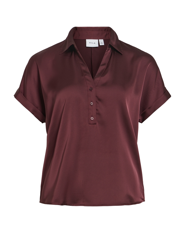 Vila - VIEnna Ravenna Bluse - Port Royale 