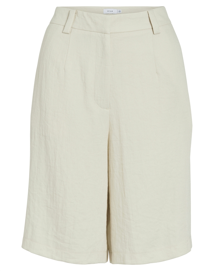 Vila - VIFlea Wide Tailored Shorts - Birch