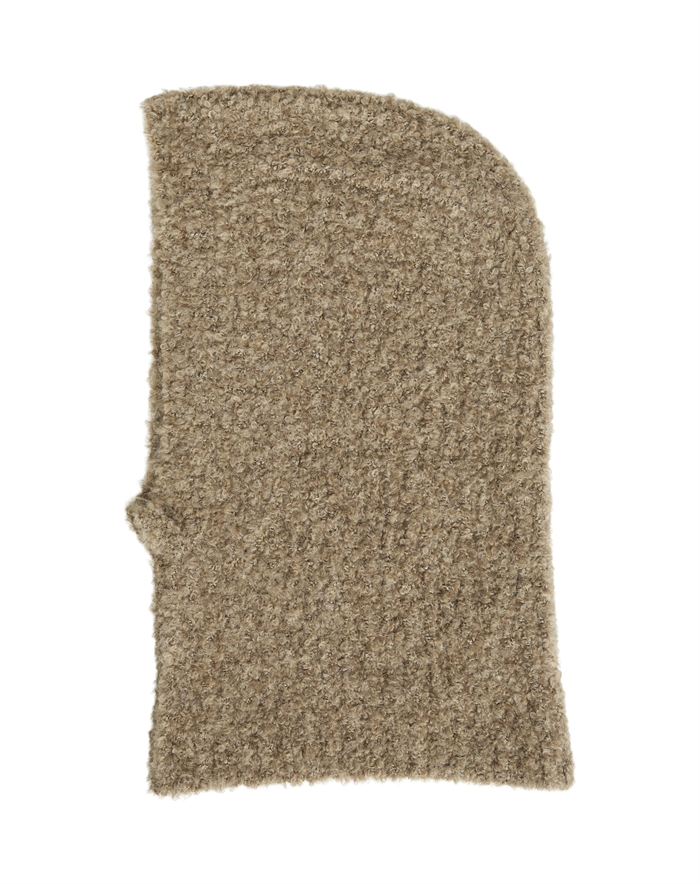  Vila - VIJanis Boucle Strik Balaklava - Brown Lentil