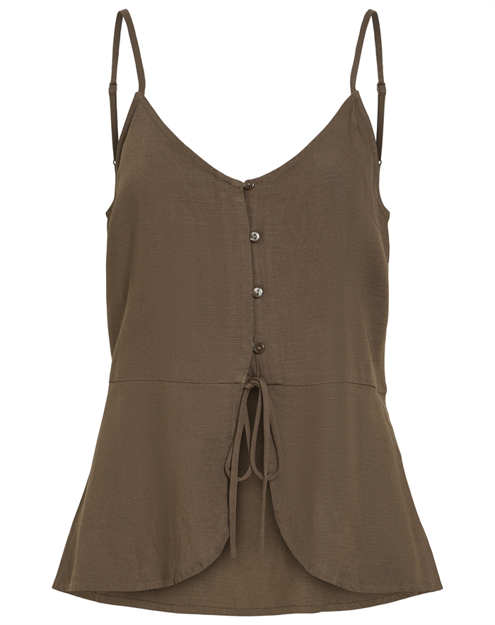 Vila - VIKeta Singlet Top - Slate Black 