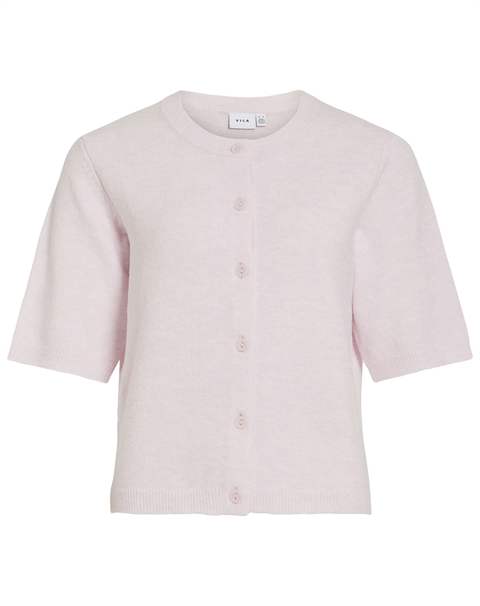 Vila - VILiga O-Neck Strik Cardigan - Cerry Blossom 