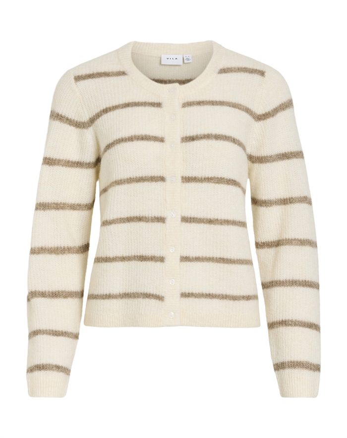 Vila - VILory O-Neck Cardigan - Eggnog 