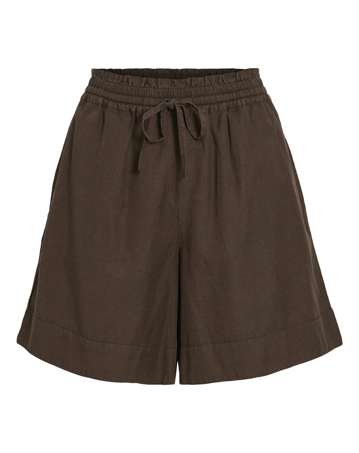 Vila - VITevira Loose Fit Shorts - Slate Black 