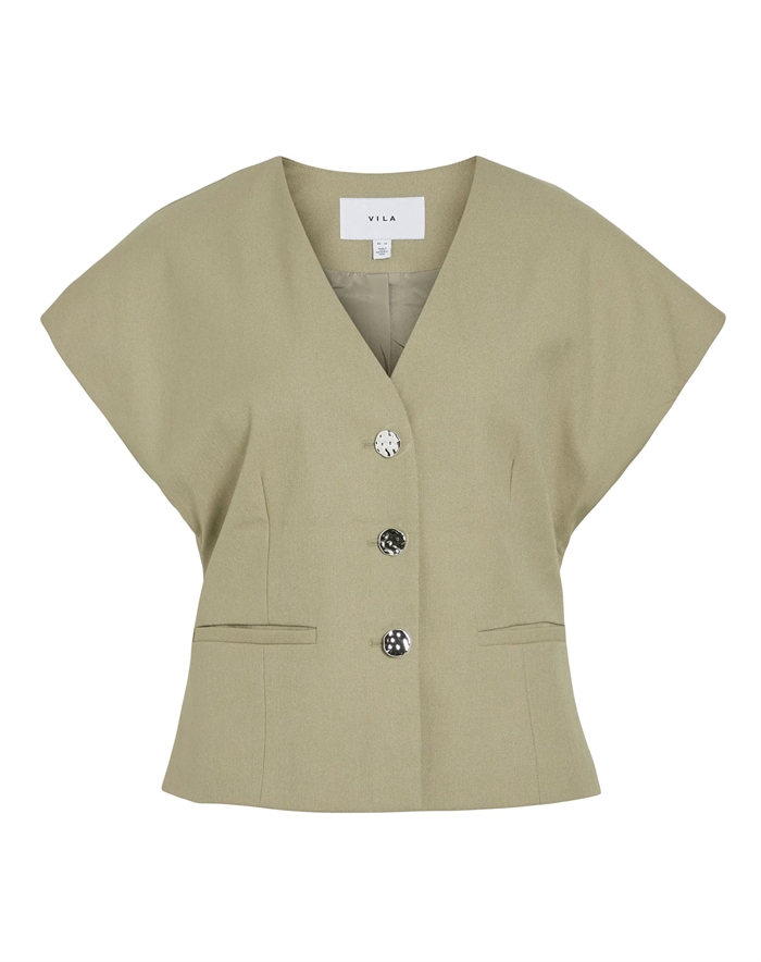 Vila - ViKeep V-neck Blazer - Elm