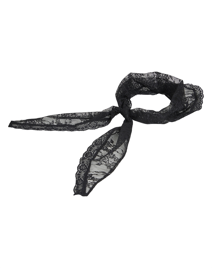 Vila - VILAjla Lace Tørklæde - Black Beauty