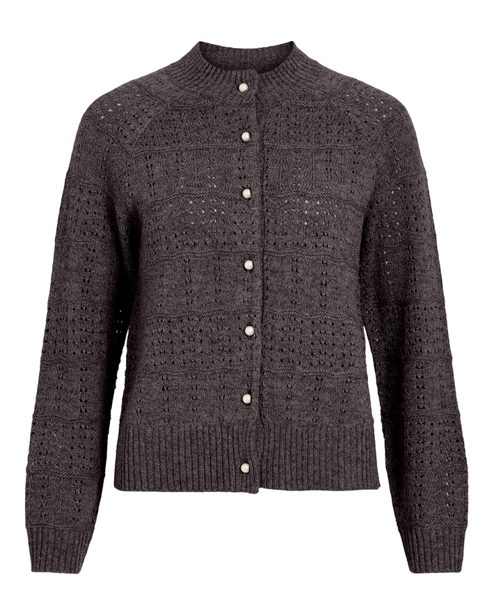 Vila - VISapna Strik Cardigan - Raisin