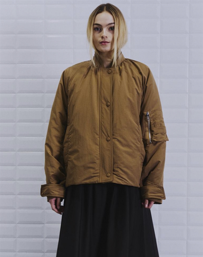 Withblack - WBLGrappy Bomberjakke - Dark Camel