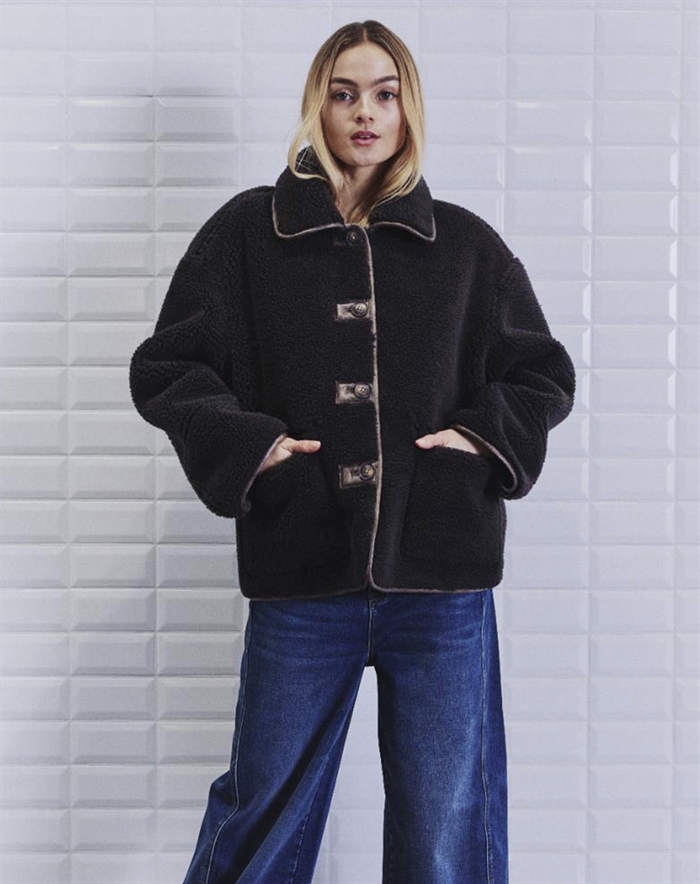 Withblack - WBLIris Bonded Jakke - Cookie Brown