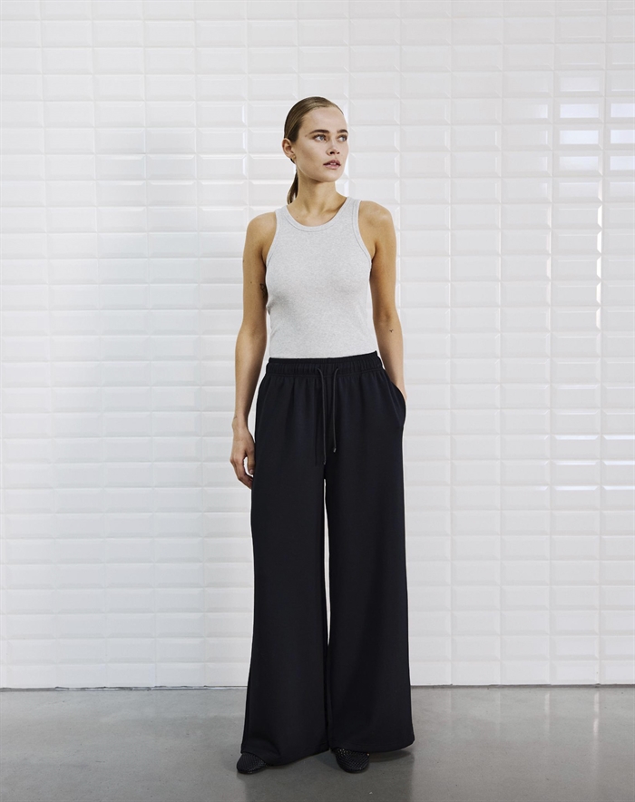 With Black - SLMermaid Wide Bukser - Black