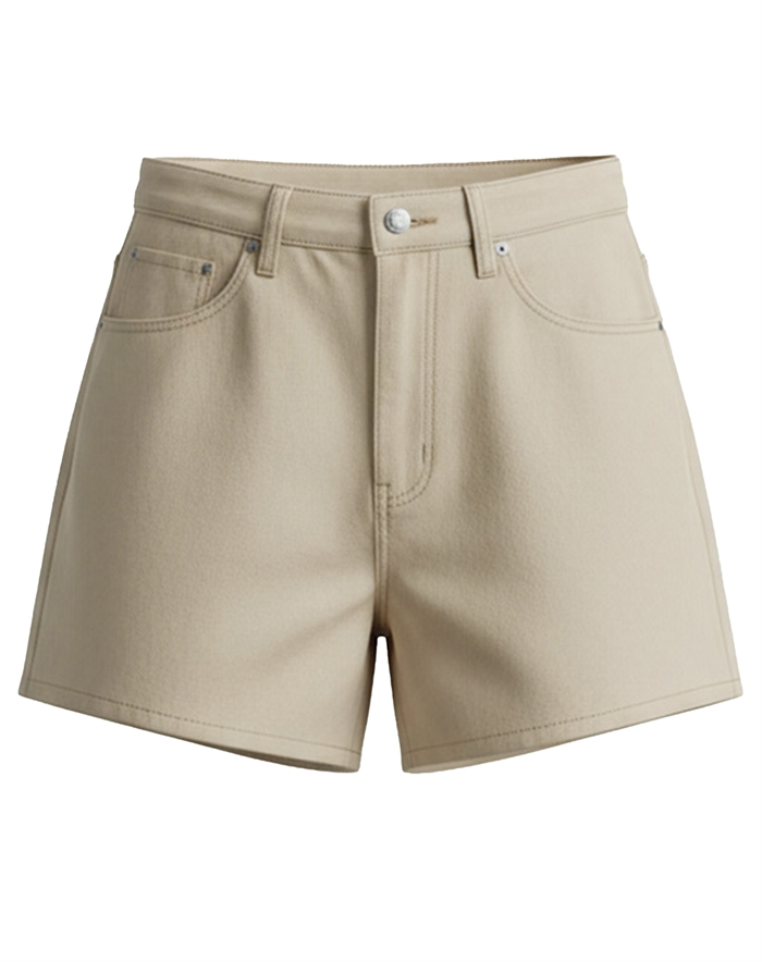 Withblack - WBLKarolina Denim Shorts - Oatmeal