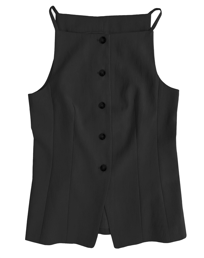 Withblack - WBLMaritsa Waistcoat - Black 