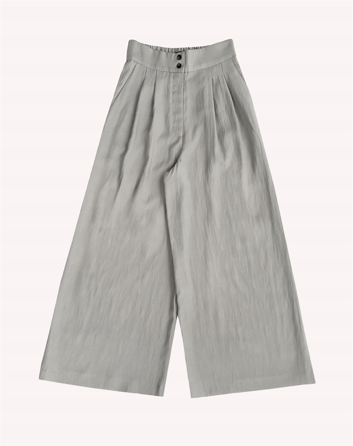Withblack - WBMaritsa HW Wide Bukser - Summer Grey