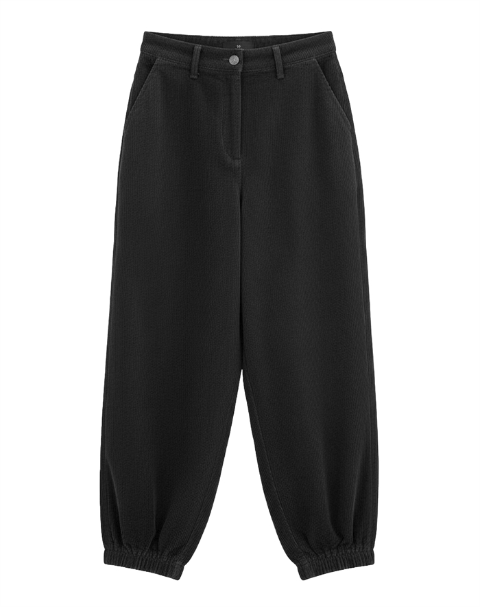 Withblack - WBLBelini Cord Barrel Bukser - Dark Grey